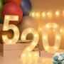 CJWPOWER Room Decor, LED Letter Signs, Cute Home Decor, Light Up Letter Signs for Wall, Bedroom, Party Decorations, Wedding, Birthday. Night Light and More (2)