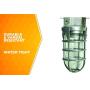 Woods Vandal Resistant Security Light With Ceiling Mount (150W Incandescent Bulb, Silver)