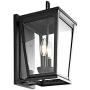 Safavieh PLT4012A Morla 2-Light Black Wall (LED Bulb Included) Outdoor Lantern