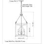 Cottage Rustic 4-Light Wooden Chandelier Vintage Wood and Metal Farmhouse Pendant Light Fixture Kitchen Island Ceiling Lighting Chandeliers for Dining Room, Living Room, Foyer