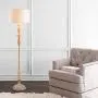 JONATHAN Y JYL3061A Aldrin 63.5'' Resin LED Floor Lamp Traditional,Transitional for Bedrooms, Living Room, Office, Reading, Brown