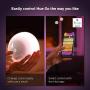 Philips Hue Go White and Color Portable Dimmable LED (Bluetooth & Zigbee) Smart Light Table Lamp, White