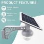 ECO-WORTHY LED Solar Flood Lights, 1500 Lumens Outdoor Dusk to Dawn Security Lights Super Bright IP67 Waterproof for Yard, Garden, Swimming Pool, Pathway, Basketball Court