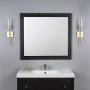 Effimero Gold Wall Sconce Lighting - Bathroom Light Fixture - Modern Indoor Bedroom Wall Lights with Clear Glass Shades