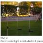 Vyu 90LED Outdoor Solar Garden Lights, Waterproof 2 Flash Modes 50 Copper Wire String, Firework Stake Starburst Fairy Light, DIY Flowers Trees for Walkway Patio Lawn Backyard Christmas (Color)