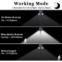 Outdoor Solar Light, Motion Sensor Security LED Light Dusk to Dawn Wireless, 2-in-1 Solar Powered Landscape Spot Lights Waterproof for Yard Driveway Lighting, Egreat (Black, Solar Flood Light)