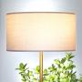 Brightech Quinn - Floor Lamp for Mid Century Modern Living Rooms - Contemporary Office & Bedroom Standing Light Matches Your Style and Gets Compliments - Antique Brass / Gold