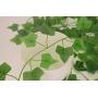 LACKINGONE 84Ft 12 Pack Artificial Ivy Fake Plants with 200 LED String Lights, Vine Leaves Hanging Faux Garland, Wall Wedding Decoration