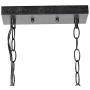 Farmhouse Kitchen Island Lighting, 4-Light Wood Hanging Light Fixture, Rectangular Chandelier for Dining Rooms, 27.5”L x 10”H