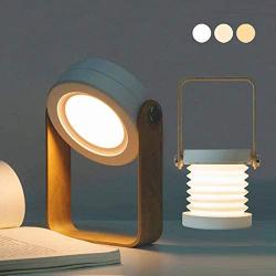 Touch Led Light, Portable Folding Reading Lamp, The LED Rechargeable Lantern light is Both a Table Lamp and an Ornament.