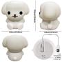 Dog Night Light, Night Lights for Kids, Bedside lamp for Children, Baby Nursery light, LED Lights - Break Resistant/Eye Caring/Adjustable Brightness & Color/Time setting/Touch-Control & Remote Control