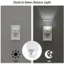 DEWENWILS Plug-in LED Night Light with Light Sensor, Auto Dusk-to-Dawn Sensor, Bright Nightlights for Bathroom, Hallway, Bedroom, Living Room, Flat Clear Design, Daylight, UL Listed, 4Pack