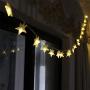 4M 40 LED Battery Powered Fairy String Light,Five-Pointed Star String Lights for Chrismas, Party, Wedding, New Year, Garden Décor (Warm White)