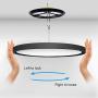 LED Flush Mount Ceiling Light, 12 Inch Round 24W 3200LM Ceiling Light Fixture, 240W Equivalent Ceiling Lamps for Bedroom, Living Room, Kitchen, Dining Room, 5000K Pure White