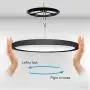 LED Flush Mount Ceiling Light, 12 Inch Round 24W 3200LM Ceiling Light Fixture, 240W Equivalent Ceiling Lamps for Bedroom, Living Room, Kitchen, Dining Room, 5000K Pure White LED Flush Mount Ceiling Light, 12 Inch Round 24W 3200LM Ceiling Light Fixture, 240W Equivalent Ceiling Lamps for Bedroom, Living Room, Kitchen, Dining Room, 5000K Pure White