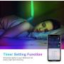 LED Strip Lights for Bedroom - Maxuni 19.6Ft/6M RGB Light with Remote Control Music Sync Color Changing - APP Support Light Strip for Room Kitchen TV
