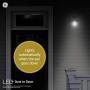 LED+ Dusk to Dawn Light Bulbs, A19, Outdoor LED Light Bulbs, 60-Watt Replacement, Soft White, Medium Base, Sunlight Sensor Light Bulbs, Outdoor Light Bulbs, 1-pack Damp Rated
