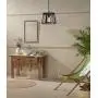 Ncmoyin Rustic Farmhouse Chandeliers,Pendant Light for Dining Room Hanging Ceiling Light Fixture,Black with Gold