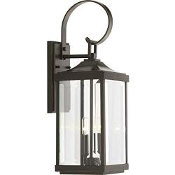 Progress Lighting P560022-020 Gibbes Street Two-Light/Med Wall Lanteern, Antique Bronze