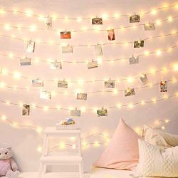 Fairy Lights Copper String Lights - 200 LED 66 FT, Bedroom Decor, USB Powered Fairy String Lights with Remote Control for Christmas Wedding Party Home Decoration