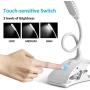 INTELLUCE Reading Lights for Books in Bed - Book Light for Reading in Bed - Clip On Light for Bed -3 Brightness Level USB Rechargeable - Kids Bed Lights for Headboard - Gifts for Readers Book Lovers
