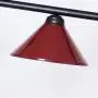 Wellmet Pool Table Lights for 8/9 Table with 3 Metal Shades, Billiard Lamp for Man Cave, Game Room, Kitchen Island Light for Restaurant Or Dining Room (Red, 59 inch-3 Lights)