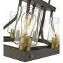 Emliviar 6-Light Vintage Island Pendant Light, Rustic Dining Room Chandelier in Oil Rubbed Bronze Finish, YCE1901-6 ORB+BG