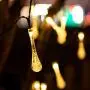 Outdoor Solar String Lights 25.7 Feet 40 Led Water Drop Solar Powered Lights with 8 Modes, Waterproof Fairy Crystal Lights for Patio Garden Yard Tree Wedding Party Decor (Warm White) Outdoor Solar String Lights 25.7 Feet 40 Led Water Drop Solar Powered Lights with 8 Modes, Waterproof Fairy Crystal Lights for Patio Garden Yard Tree Wedding Party Decor (Warm White)