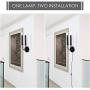 VILUXY Industrial Wall sconces Retro Bedside Wall Sconce Plug-in Cord with Switch Lighting Fixture Black Wall Lamp for Bedroom, Hallway, Entryway, Passway, Dining Room 2 Pack
