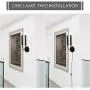 VILUXY Industrial Wall sconces Retro Bedside Wall Sconce Plug-in Cord with Switch Lighting Fixture Black Wall Lamp for Bedroom, Hallway, Entryway, Passway, Dining Room 2 Pack