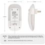 Sensky Motion Activated Night Light Plug in Motion Sensor LED Lights Dusk to Dawn Sensor Night Light Warm White Nightlight for Bathroom, Hallway, Bedroom, Kitchen, Stairway