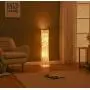 Floor Lamp, CHIPHY 39'' dimmable Standing Lamp, 7 Colors Changing LED Bulbs and 10 Levels Brightness and Color Temperature, Remote Control, marble Fabric Shade, Modern for Bedroom, Kids Room, Play Room