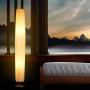 Modern Floor Lamp for Living Room - Albrillo Tripod Floor Lamp White Shade - Tall Standing Lamp for Kids Bedroom Office