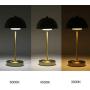 Metal LED Desk Lamp Monkey Sun Table Lamp with Brass Shade for Study Reading Bedroom Bedside Living Room, Dimmable Office Lamp 3 Lighting Modes, Touch Control Brightness, 9W, Iron Gold Color (Copper)