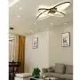 Living Room LED Ceiling Lights Dimmable Light Fixtures Ceiling Flush Mount with Remote Control Ceiling Lighting, Modern Chic Oval Design Chandelier for Bedroom Dining Room Kitchen Lamp (Black) Living Room LED Ceiling Lights Dimmable Light Fixtures Ceiling Flush Mount with Remote Control Ceiling Lighting, Modern Chic Oval Design Chandelier for Bedroom Dining Room Kitchen Lamp (Black)