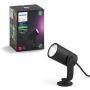 Philips Hue Lily White & Color Outdoor Smart Spot light Extension (Hue Hub & Power Source required), 1 Hue White & Color Smart Spot light + mount kit, Works with Alexa, HomeKit & Google Assistant