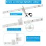 Led Strip Lights, Super Bright RGB 32.8ft/10M 24V Color Changing Led Strip Lights with 44 Keys RF Remote Controller for Bedroom Room TV Party Wedding