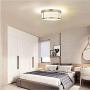 SOTTAE 2-Light Flush Mount Ceiling Light,Gold Frame and White Glass Drum Shade Light,Ceiling Light Fixture for Closet Kitchen Bathroom Foyer Stairs Laundry and Bedroom