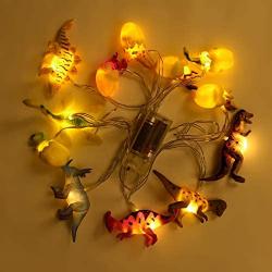 YEAMAR LED String Lights,8ft 12LED Dinosaur/Egg String Lights,Battery Operated String Lights for Indoor/Outdoor Children Bedroom Nursery Decoration