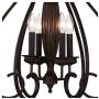 Dunnell Bronze Foyer Pendant Chandelier 18 3/4'' Wide Rustic Farmhouse Open Scroll 4-Light Fixture for Dining Room House Kitchen Island Entryway Bedroom Living Room - Franklin Iron Works