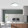 Square LED Ceiling Light Fixture,18W (150 Watt Equivalent) Hallway LED Flush Mount Light,11 Inch 2000lm LED Ceiling Lamp for Kitchen Bathroom,IP65 (Used Outdoor),6500K Bright White