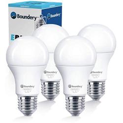 Boundery Emergency Power Failure LED Light Bulb, 4 Pack - Safety During Power Outage - Lights Up Automatically When Power Fails - Rechargeable Battery - Works Like Ordinary Bulbs - 3500K 9W 120V 60W