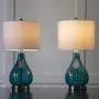 Decor Therapy MP1054 Table Lamp, Emerald Blue Green, 2 Count