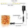 Moobibear LED String Lights 99ft, UL Listed Plug in Fairy Lights, 300 LED Warm White Starry String Light with ON/Off Switch, Waterproof Copper Lights for Bedroom, Patio, Birthday, Wedding, Party