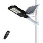 Sunlement 80W LED Solar Street Lights, Outdoor Dusk to Dawn Pole Lights with Remote Control, 254 LEDs, Waterproof, for Pathway, Garden, Yard, Patio(Cool White)