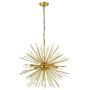Maxax Sputnik Chandelier Gold Ceiling Lighting 7 Lights Pendant Lamp Fixture for Dining Room,Bedroom,Kitchen