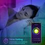 AMBOTHER RGB LED Strip Lights 32.8ft WiFi LED Light Strips Works with Alexa Google Assistant Remote APP Waterproof Dimmable Color Changing Flexible Rope Lights Sync with Music for Bedroom Home Kitchen