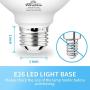G25 Globe Light Bulbs, 8 Pack LED Vanity Light 5000K Daylight for Bathroom Vanity Makeup Mirror,Winshine LED Bedroom Lights E26 Medium Screw Base 5W 60W Equivalent,500LM, Non-dimmable