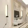 Ditoon Modern Wall Sconce Plug in LED Matte Black Wall Lamp with Plug in Cord On/Off Switch 21 5/8 inches lamp for Bedroom Nightstands (1-Pack) Ditoon Modern Wall Sconce Plug in LED Matte Black Wall Lamp with Plug in Cord On/Off Switch 21 5/8 inches lamp for Bedroom Nightstands (1-Pack)