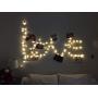VNSG 40 LED Photo Clip String Lights for Bedroom Wall Decor┃Battery or Plug In┃Fairy Lights to Hang Pictures Christmas Cards, Wedding Photos┃20ft Soft White┃Photo Lights with Clips for Picture Hanging
